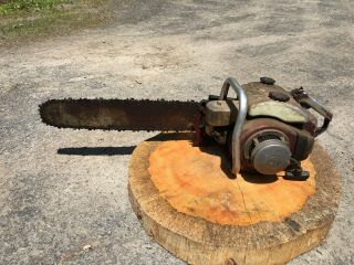 Eclipse wasp chainsaw,  runs,  eclipse wasp vintage collector chainsaw,  orig Old saw 9