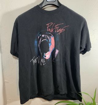 Vintage 1990s Pink Floyd The Wall T Shirt Winterland Made In Usa Tour Concert
