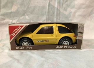 Vintage 1973 Tonka Amc Yellow Pacer X Metal Car Very Rare Nos