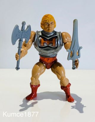 Motu,  Battle Armor He - Man,  Vintage,  Masters Of The Universe,  Figure,  Complete