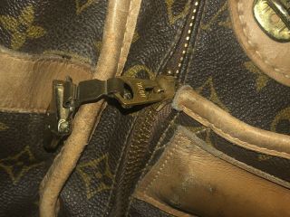 Vintage 1980s Authentic Louis Vuitton Garment Long Bag Brown,  Luggage 5