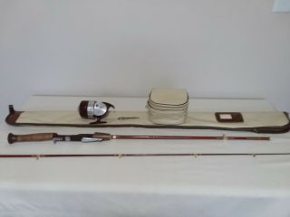 Vintage Ted Williams Spncast 535 Rod And Reel