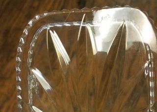 Vintage Waterford Crystal Lismore Covered Butter Dish 7