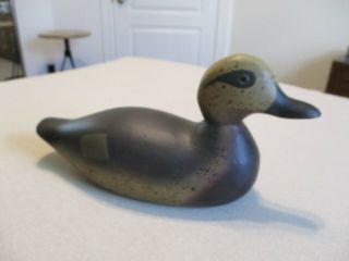 Stunning Gem Quality Early Pratt Factory Widgeon Duck Decoy With Partial Label