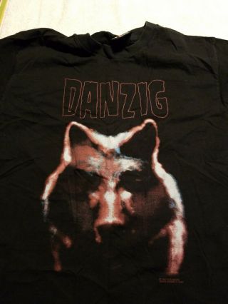 T Shirt Danzig Lucifuge Vintage 1992 Large Giant Brand