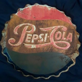 Large Vintage Pepsi Cola Soda Pop Bottle Cap 28 