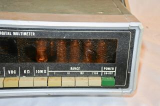 Vintage Fluke 8100A Digital Multimeter Nixie Tube Display 8