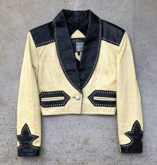 Vintage Michael Hoban North Beach Leather Jacket Rocker Western