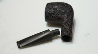 Vintage DUNHILL Shell Wooden Tobacco Pipe Made in England Patent 208 8