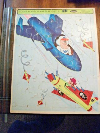 Roger Ramjet 1966 Whitman Frame Tray Puzzle