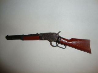 Vintage Marx toys miniature rifle cap gun 7 1/2 inches long 3