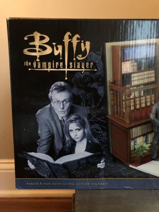 NIB Rare Buffy the Vampire Slayer Library Playset Sarah Michelle Gellar BTVS 2