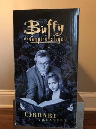 NIB Rare Buffy the Vampire Slayer Library Playset Sarah Michelle Gellar BTVS 6