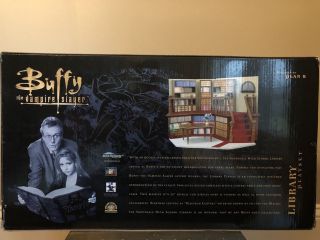 NIB Rare Buffy the Vampire Slayer Library Playset Sarah Michelle Gellar BTVS 8