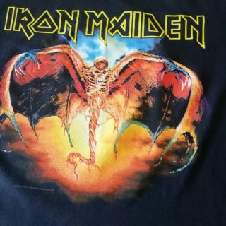 Iron Maiden Monsters Of Rock Spain Vintage Tour T Shirt ' 92 Rare. 2