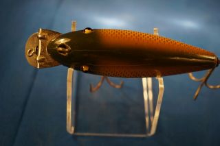 VINTAGE CREEK CHUB BAIT CO.  104 WIGGLER IN GOLDEN SHINER FINISH 2