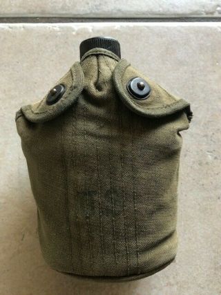 World War Ii Canteen,  Cup And Cover - Great Shape