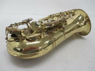 Antigua Winds Vintage Alto Saxophone sn A9077494 w/ Conn Precision 3 MP & Case 3