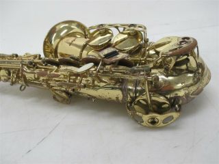 Antigua Winds Vintage Alto Saxophone sn A9077494 w/ Conn Precision 3 MP & Case 4