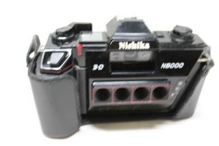 Vintage Nishika N8000 3 - D 35mm Camera with Case 2