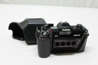 Vintage Nishika N8000 3 - D 35mm Camera with Case 7