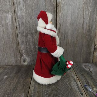 Vintage Santa Claus Tree Topper Figurine Christmas Porcelain Face Dakin 1988 7