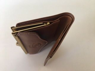 Authentic Vintage Ghurka Chestnut Brown Leather Women ' s Wallet - 3
