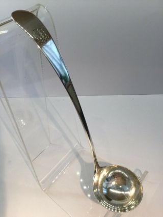 Cape Solid Silver,  Circa 1815 Sauce Spoon by Jan Lotter.  George III era.  22 gram 2