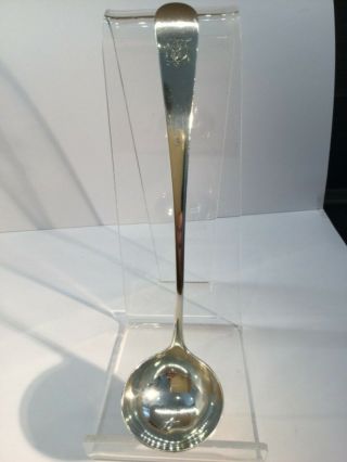 Cape Solid Silver,  Circa 1815 Sauce Spoon by Jan Lotter.  George III era.  22 gram 5