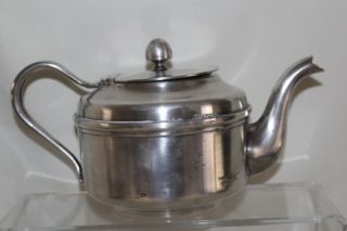 U S Navy Reed & Barton Silver - Soldered Tea Pot 3600 915b