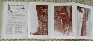 VINTAGE 1923 BOY SCOUT CAMP SCOUTHAVEN CRYSTAL LAKE NY FOLDOUT POSTCARD 14 PICS 3