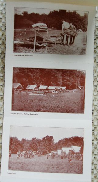 VINTAGE 1923 BOY SCOUT CAMP SCOUTHAVEN CRYSTAL LAKE NY FOLDOUT POSTCARD 14 PICS 6