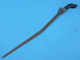 Vintage Antique Philippine Philippines Damascus Kris Short Sword Knife Dagger