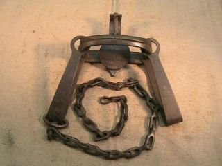 3 Gibbs Us Standard Government Trap Rare Trapping Newhouse Wolf Vintage Antique