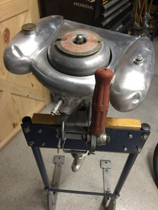 Vintage 1939 Waterwitch Outboard Motor 2