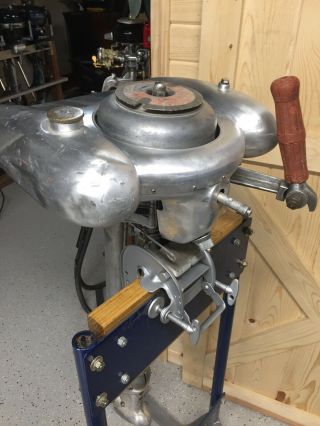 Vintage 1939 Waterwitch Outboard Motor 6