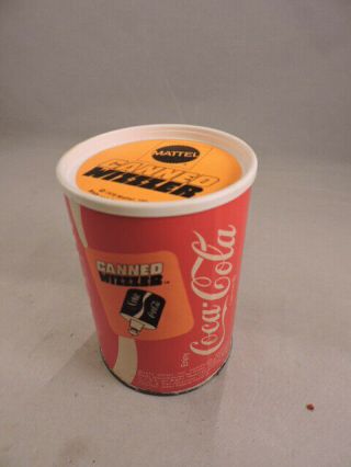 Vintage 1970 Coca - Cola Mattel Canned Wizzzer Spinning Top,
