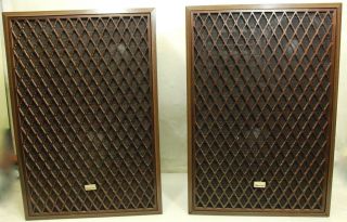 Vintage Sansui Sp - X9700 Speakers 4 Way 7 Speaker System (pair)