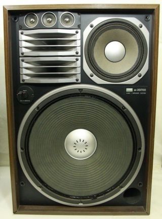 Vintage Sansui SP - X9700 Speakers 4 Way 7 Speaker System (Pair) 4