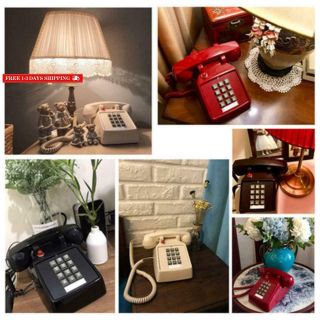 Old Style Retro Desk Phone Sangyn 1980 ' S Classic Vintage Single Landline Telepho 4