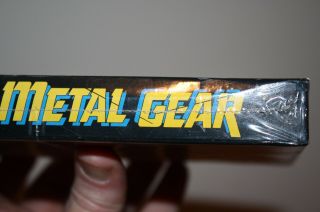 Metal Gear (Nintendo NES) H - SEAM,  RARE 4