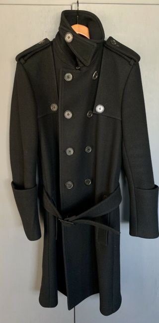 Dior Homme Military Coat Hedi Slimane Saint Laurent Celine Rare Size 44 Grail
