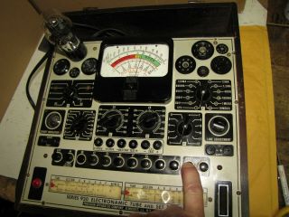 Wooden Precision 920 P Vintage Tube Tester Cleaned And