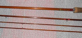 MONTAGUE FLASH 3 pc.  (3 - 2) 9 ft.  split bamboo fly rod 3