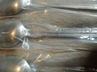 4 Wallace STERLING SILVER Silverware Iced Tea Teaspoon Violet Pattern 8