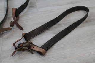 RUSSIAN WWII BROWN LEATHER SLING FOR MOSIN NAGANT M44 CARBINE. 3