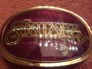 Vintage 1977 Pacifica Santana Belt Buckle Nos Rare Htf.