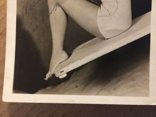 Martha Vickers Very Rare Vintage Autographed Photo The Big Sleep 1944 3