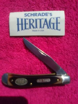 Vintage Schrade 100 Anniversary 1904 - 2004 End Of Company Old Timer Knife S194ot