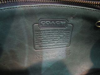 Coach Vintage Hunter Green Bag 9945 Exc Cond Cross Body Shoulder Made in USA 8